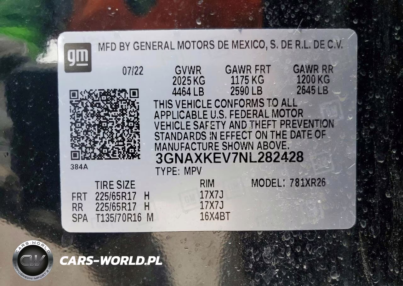 2022 Chevrolet Equinox Lt VIN:3GNAXKEV7NL282428 - 13