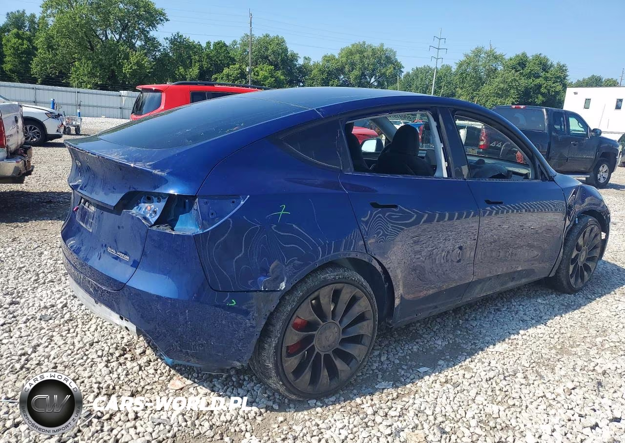 2023 Tesla Model Y VIN:7SAYGDEF0PF870221 - 3