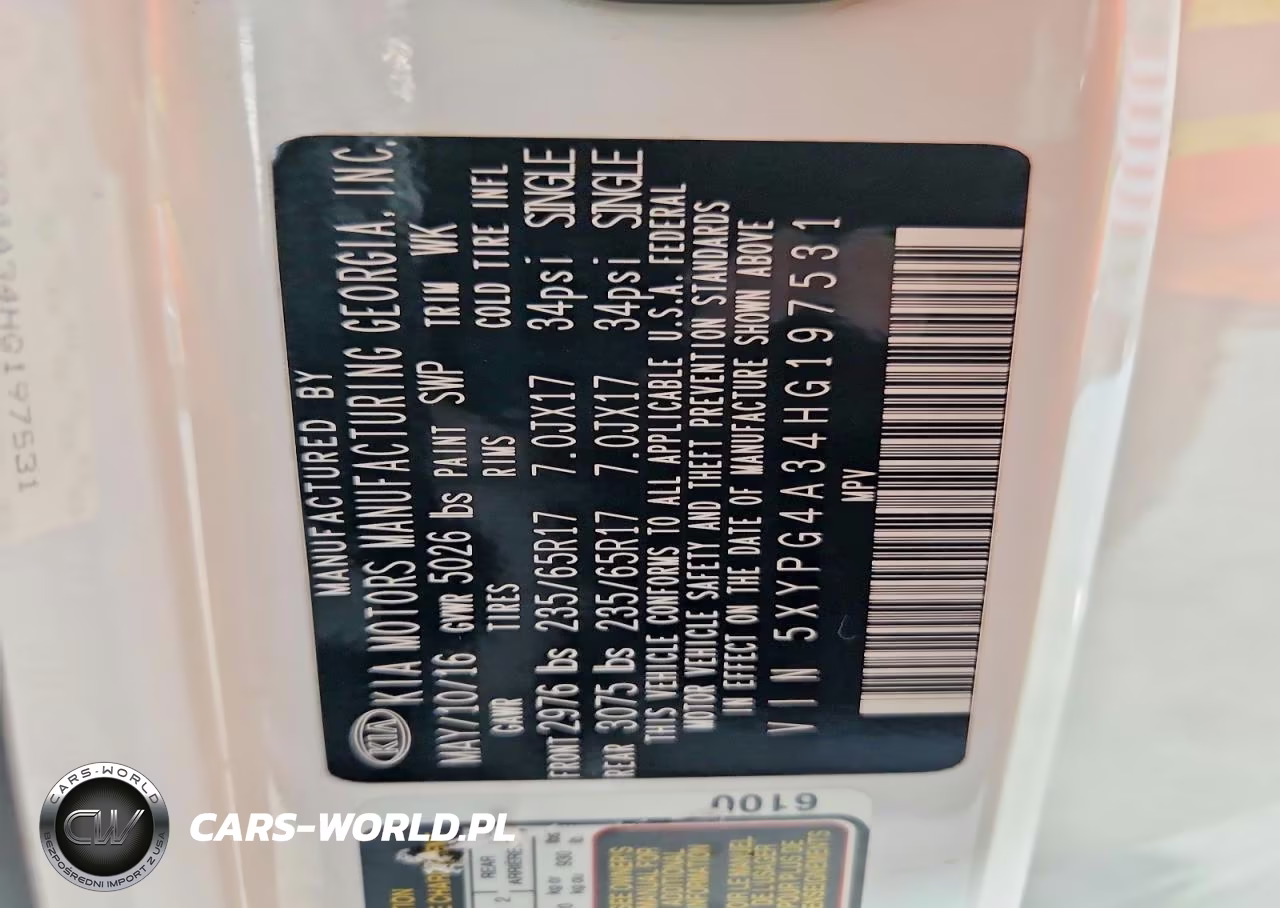2017 Kia Sorento Lx VIN:5XYPG4A34HG197531 - 13
