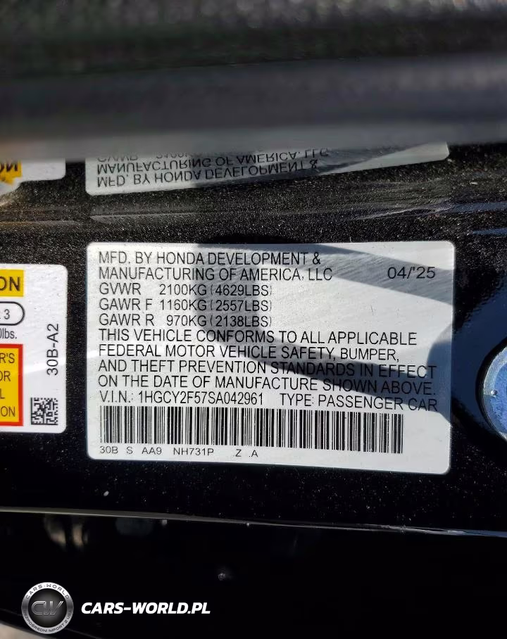 2025 Honda Accord Hybrid Sport VIN:1HGCY2F57SA042961 - 12