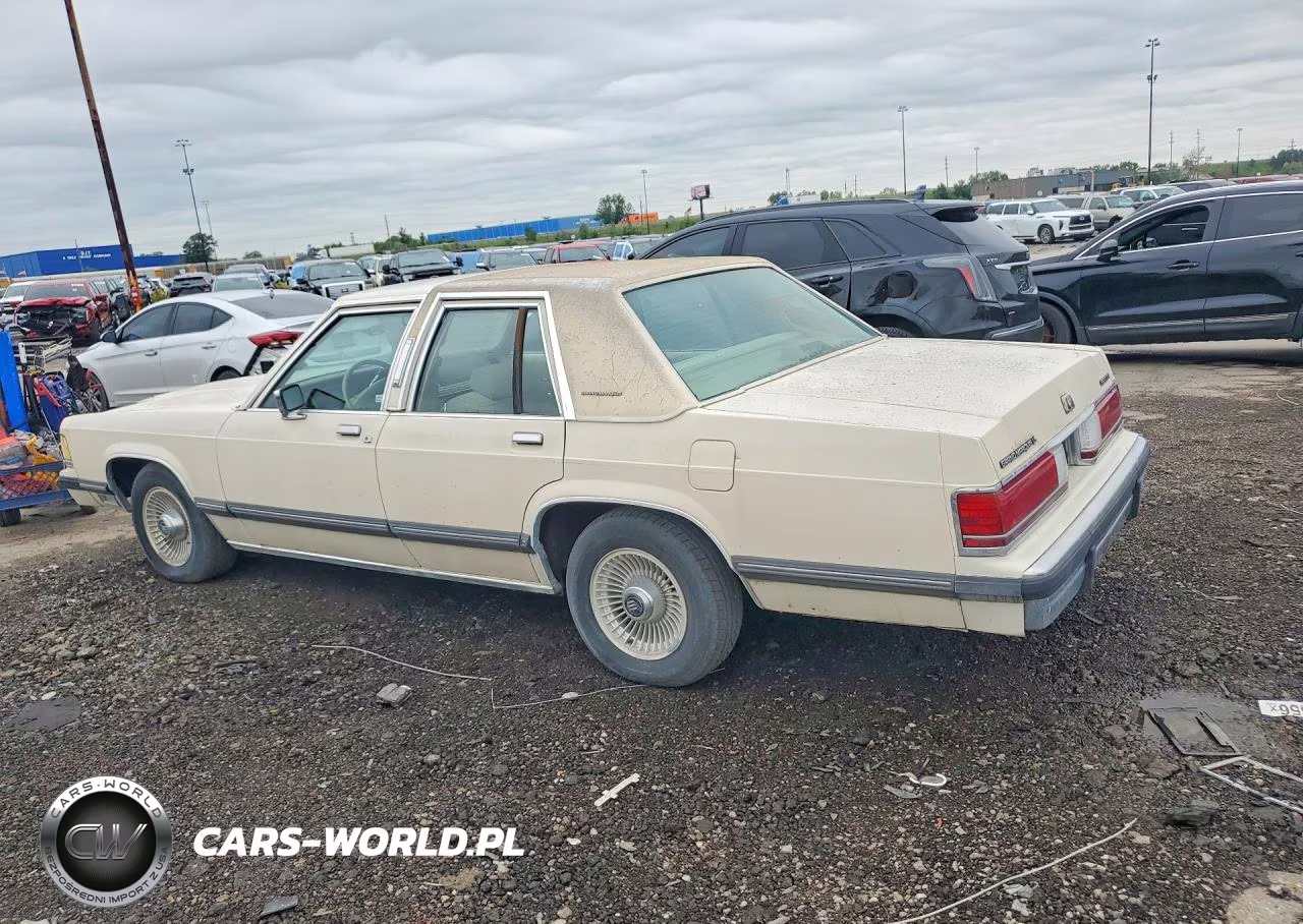 1991 Mercury Grand Marquis Ls VIN:2MECM75F4MX654352 - 2