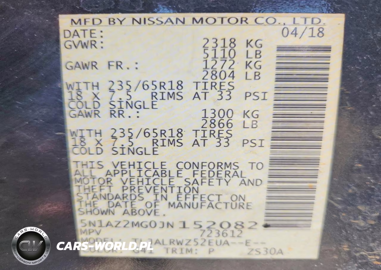 2018 Nissan Murano VIN:5N1AZ2MG0JN152082 - 13