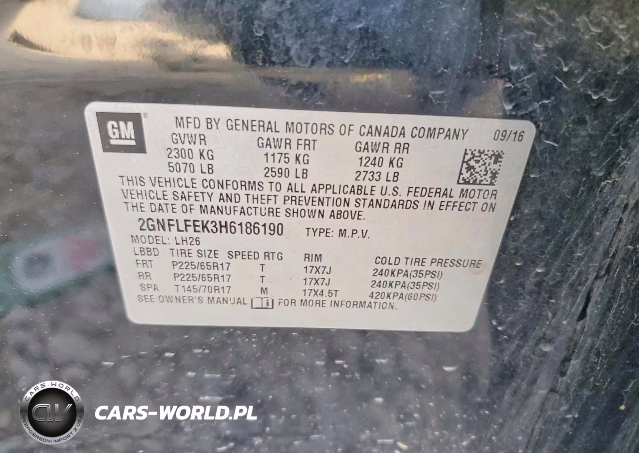 2017 Chevrolet Equinox Lt VIN:2GNFLFEK3H6186190 - 12