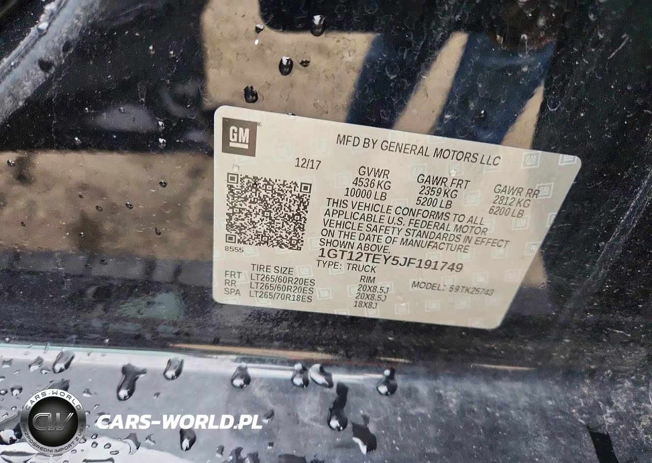 2018 GMC Sierra K2500 Slt VIN:1GT12TEY5JF191749 - 12