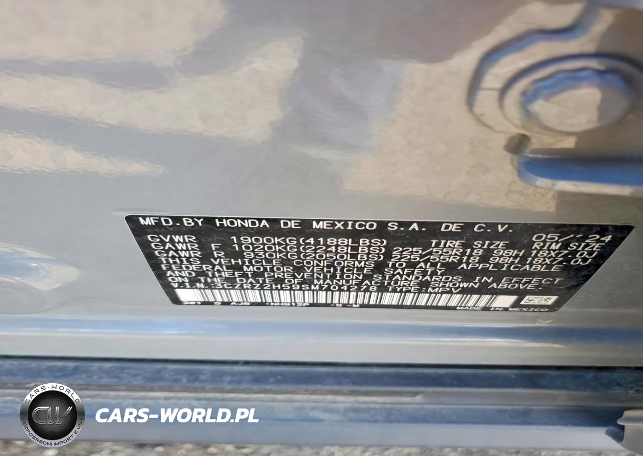 2025 Honda Hr-V Sport VIN:3CZRZ2H59SM704278 - 13