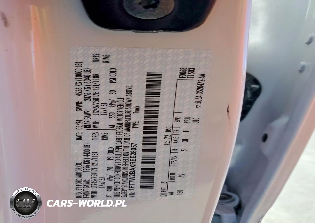 2024 Ford F250 Super Duty VIN:1FT7W2BAXREE28057 - 13