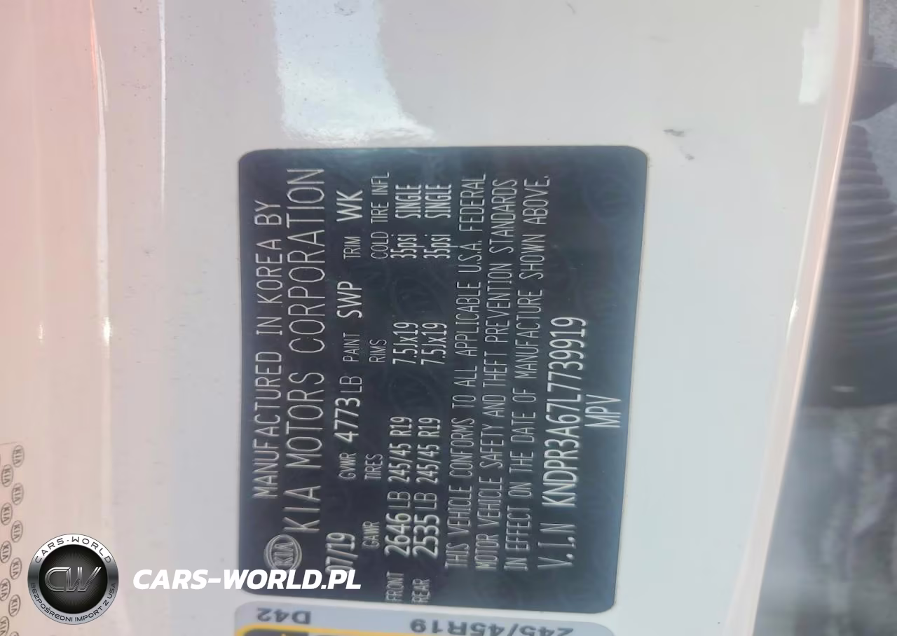 2020 Kia Sportage Sx VIN:KNDPR3A67L7739919 - 13