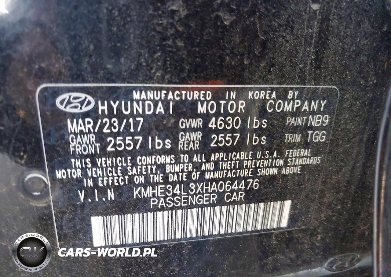 2017 Hyundai Sonata Hybrid Limited VIN:KMHE34L3XHA064476 - 12