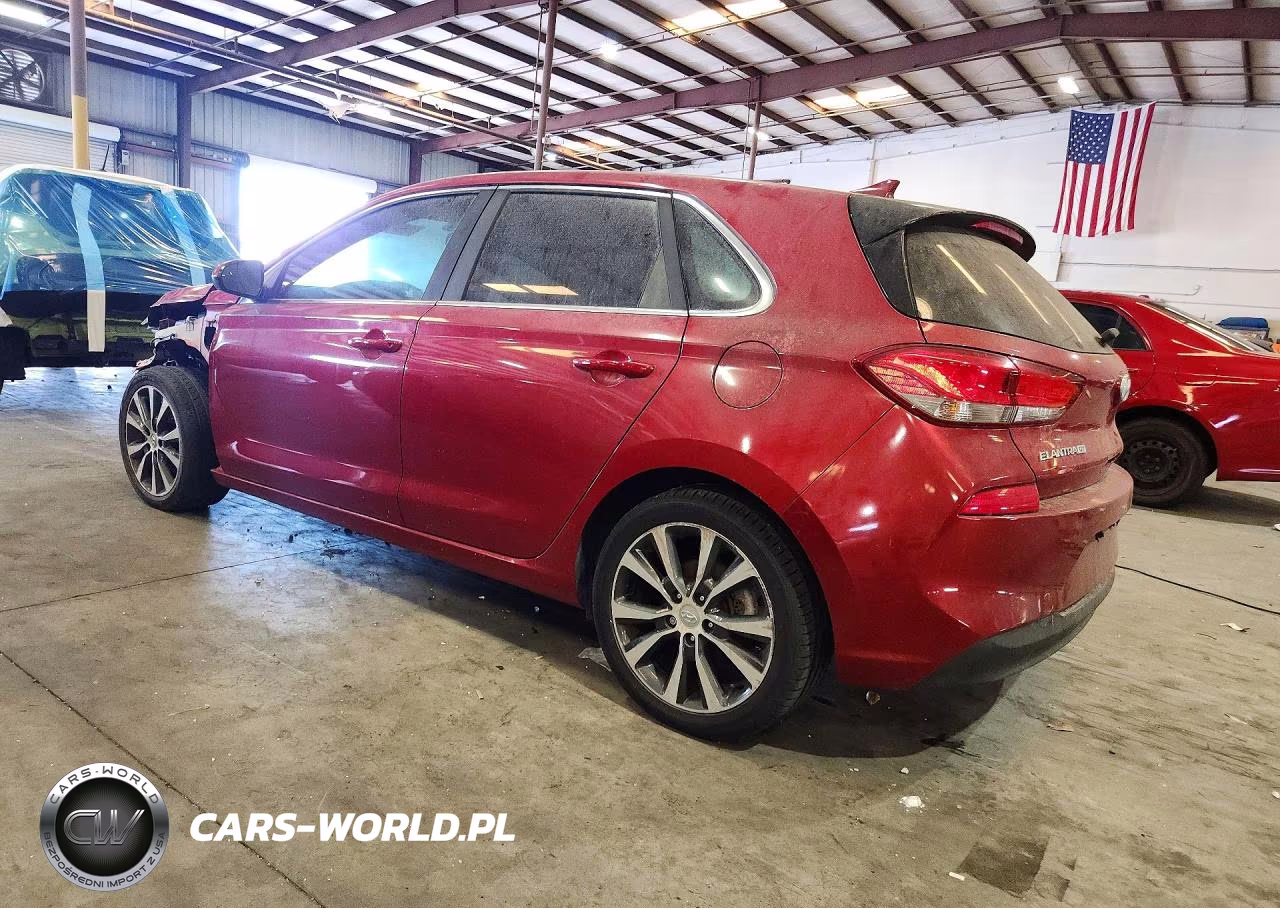 2018 Hyundai Elantra Gt Base VIN:KMHH35LE0JU031091 - 2