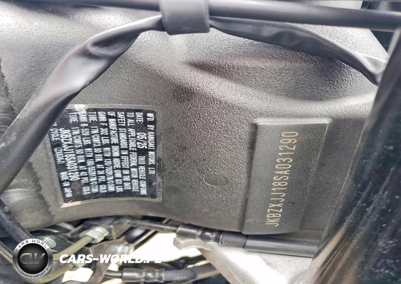 2025 Kawasaki Zx636 K VIN:JKBZXJJ18SA031290 - 9