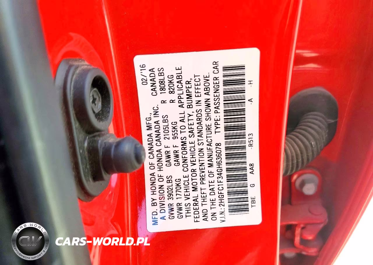 2016 Honda Civic Ex VIN:2HGFC1F34GH636078 - 12