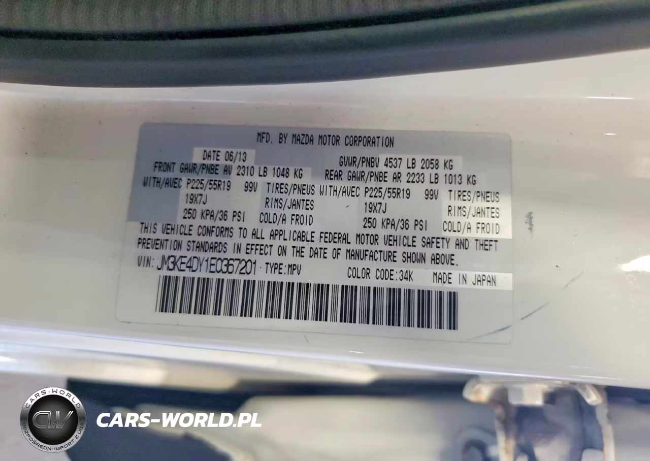 2014 Mazda Cx-5 Gt VIN:JM3KE4DY1E0367201 - 14