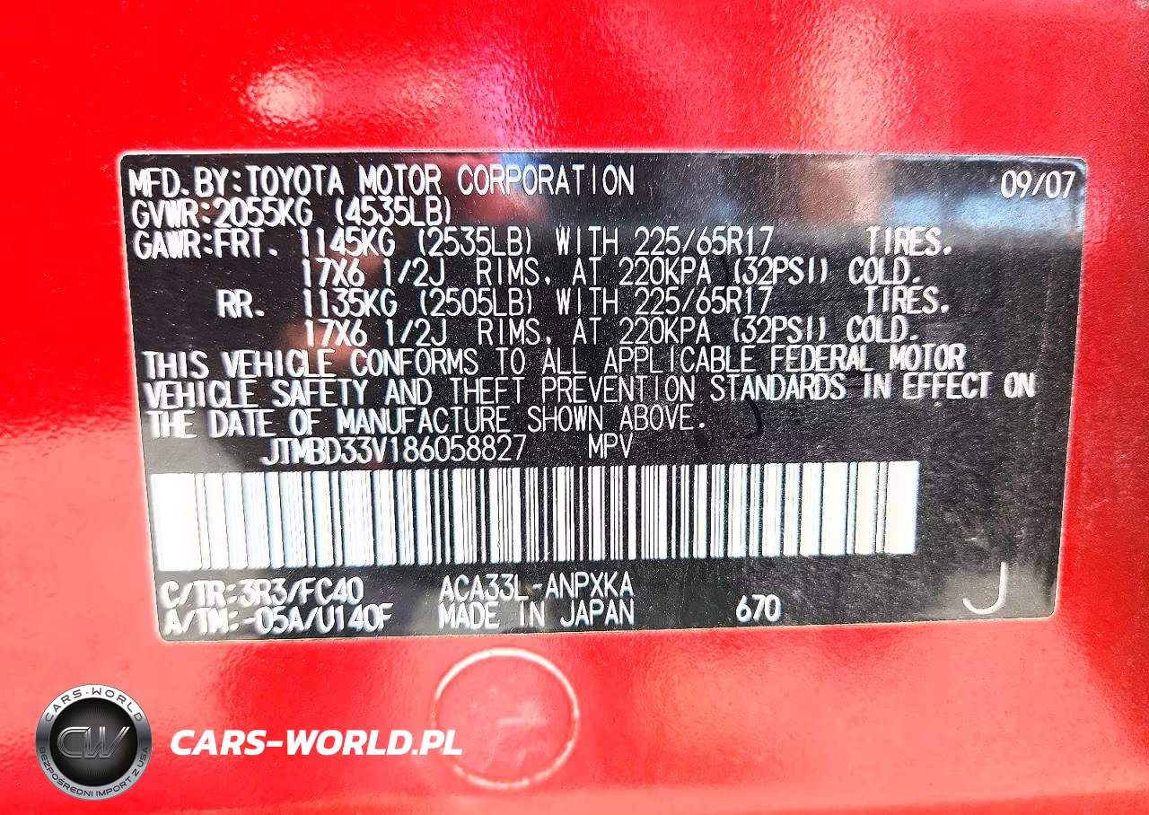 2008 Toyt Rav4 VIN:JTMBD33V186058827 - 13