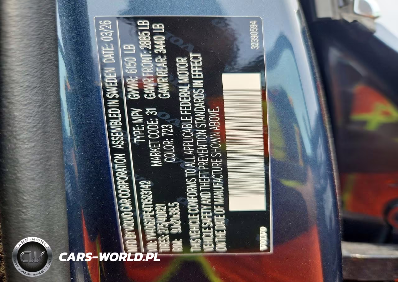 2026 Volvo Xc90 Plus VIN:YV4062PE4T1523142 - 13