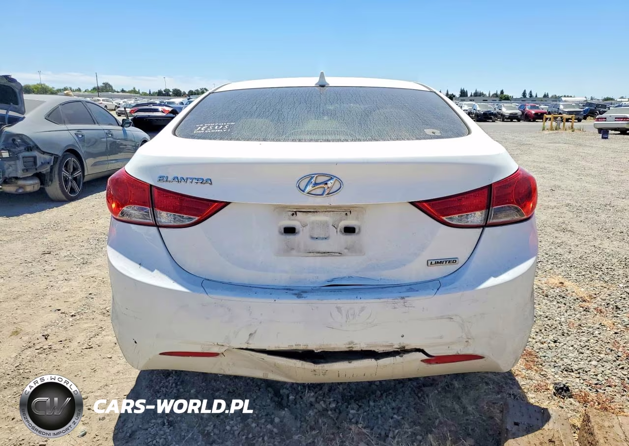 2012 Hyundai Elantra Limited VIN:5NPDH4AE7CH131980 - 6