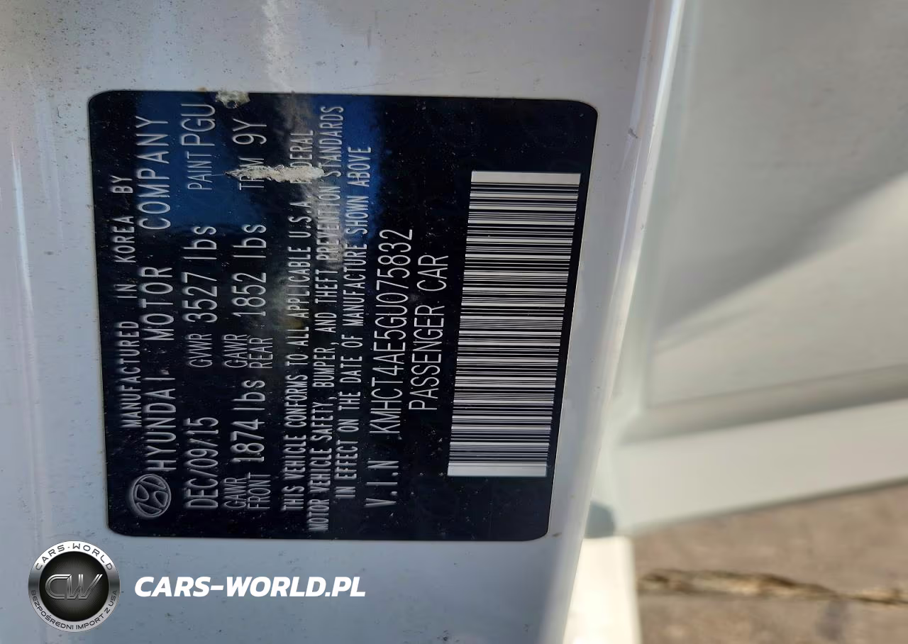 2016 Hyundai Accent Se VIN:KMHCT4AE5GU075832 - 12