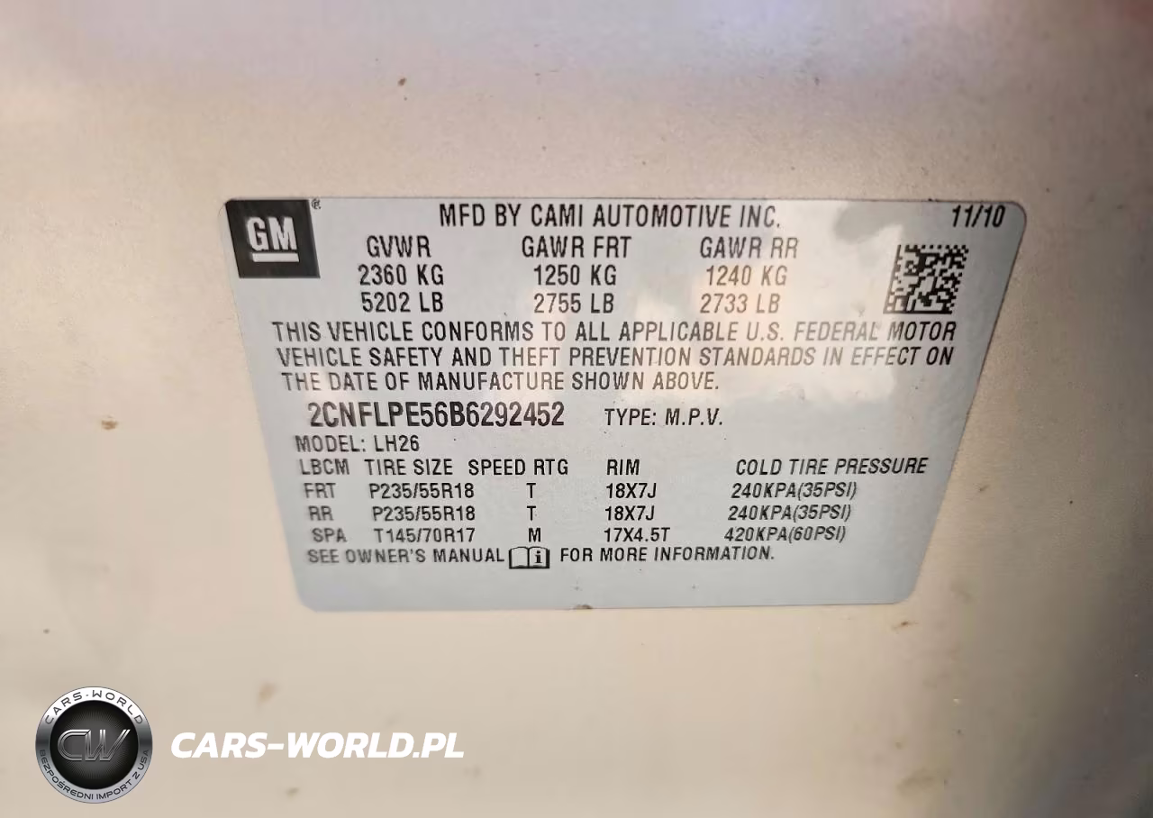 2011 Chevrolet Equinox Lt VIN:2CNFLPE56B6292452 - 14
