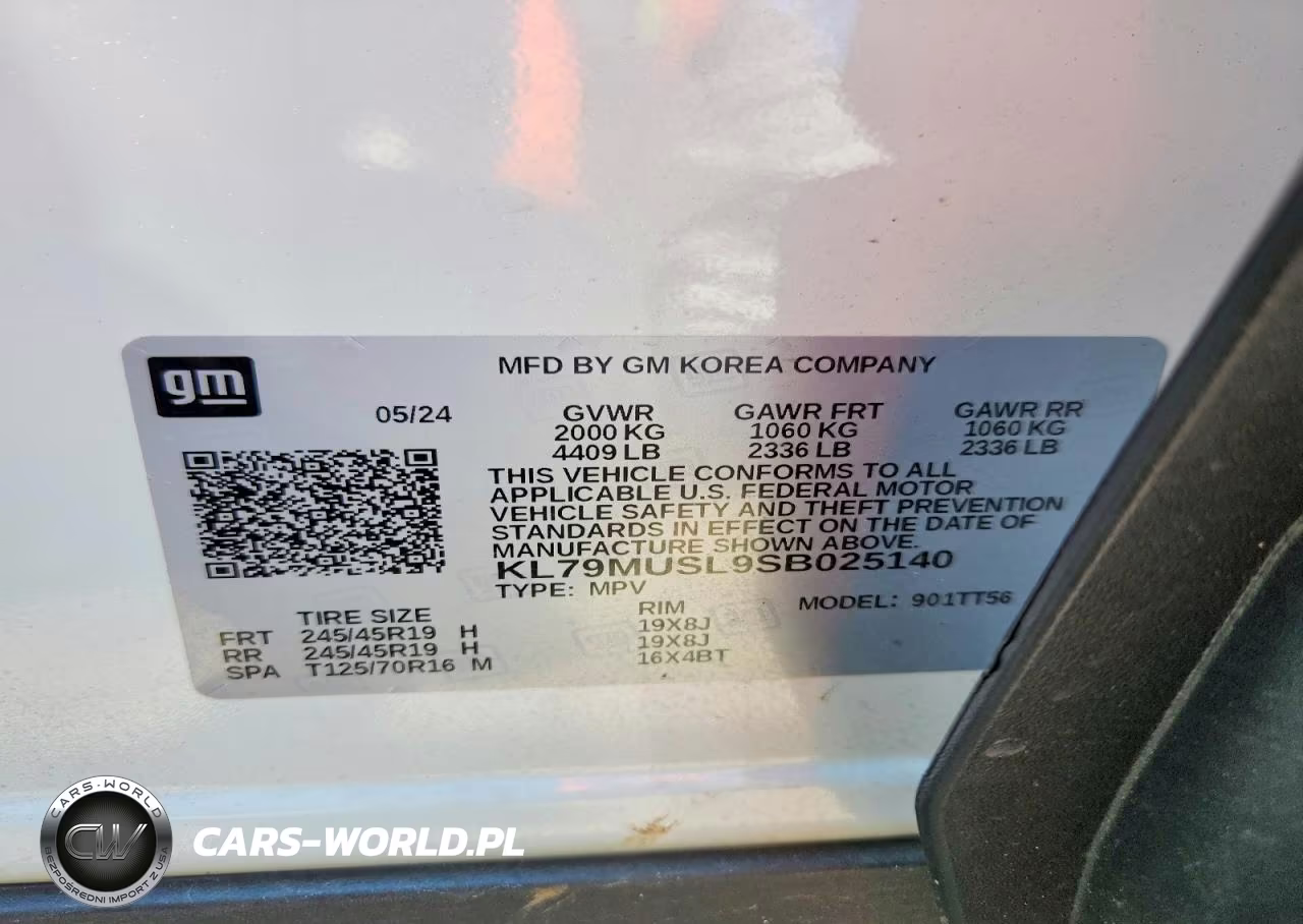 2025 Chevrolet Trailblazer Rs VIN:KL79MUSL9SB025140 - 13