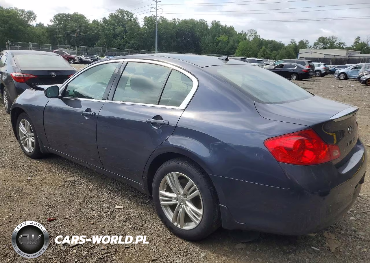 2011 Infiniti G25 Sedan X VIN:JN1DV6AR7BM651160 - 2