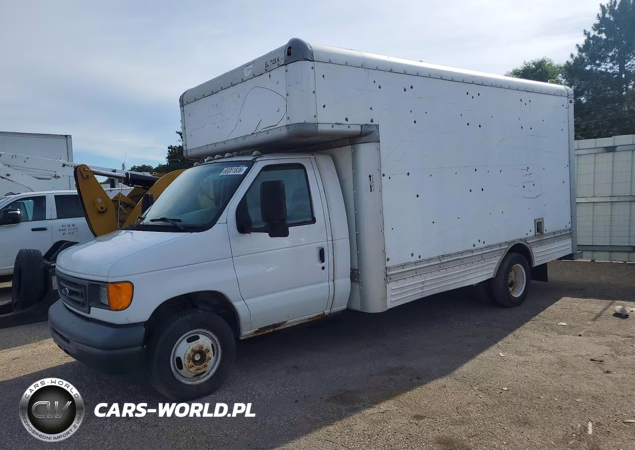 2006 Ford E450 Box Truck VIN:1FDXE45SX6HA86621 - 1
