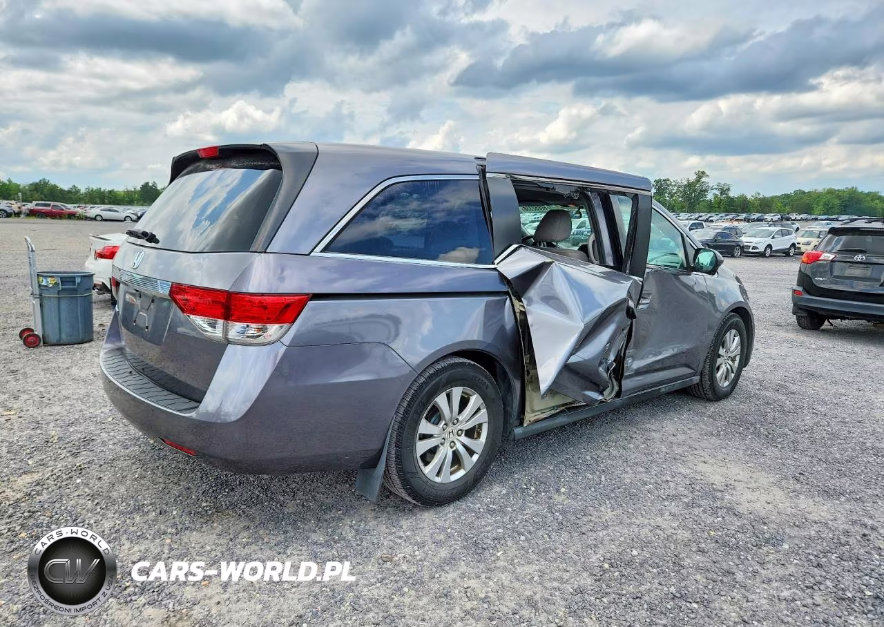 2014 Honda Odyssey Ex VIN:5FNRL5H48EB015437 - 3