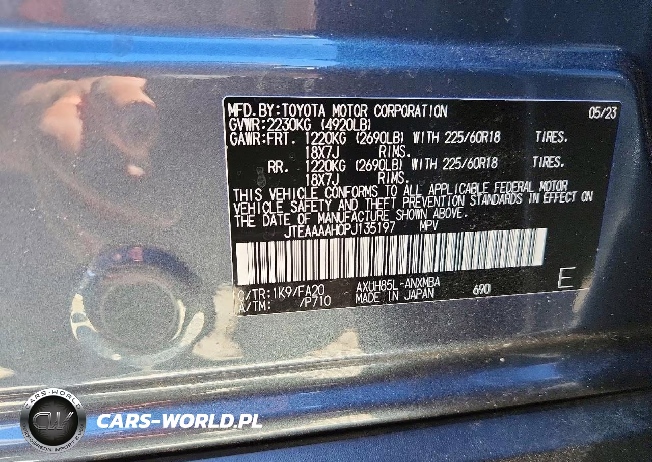 2023 Toyota Venza Le VIN:JTEAAAAH0PJ135197 - 13