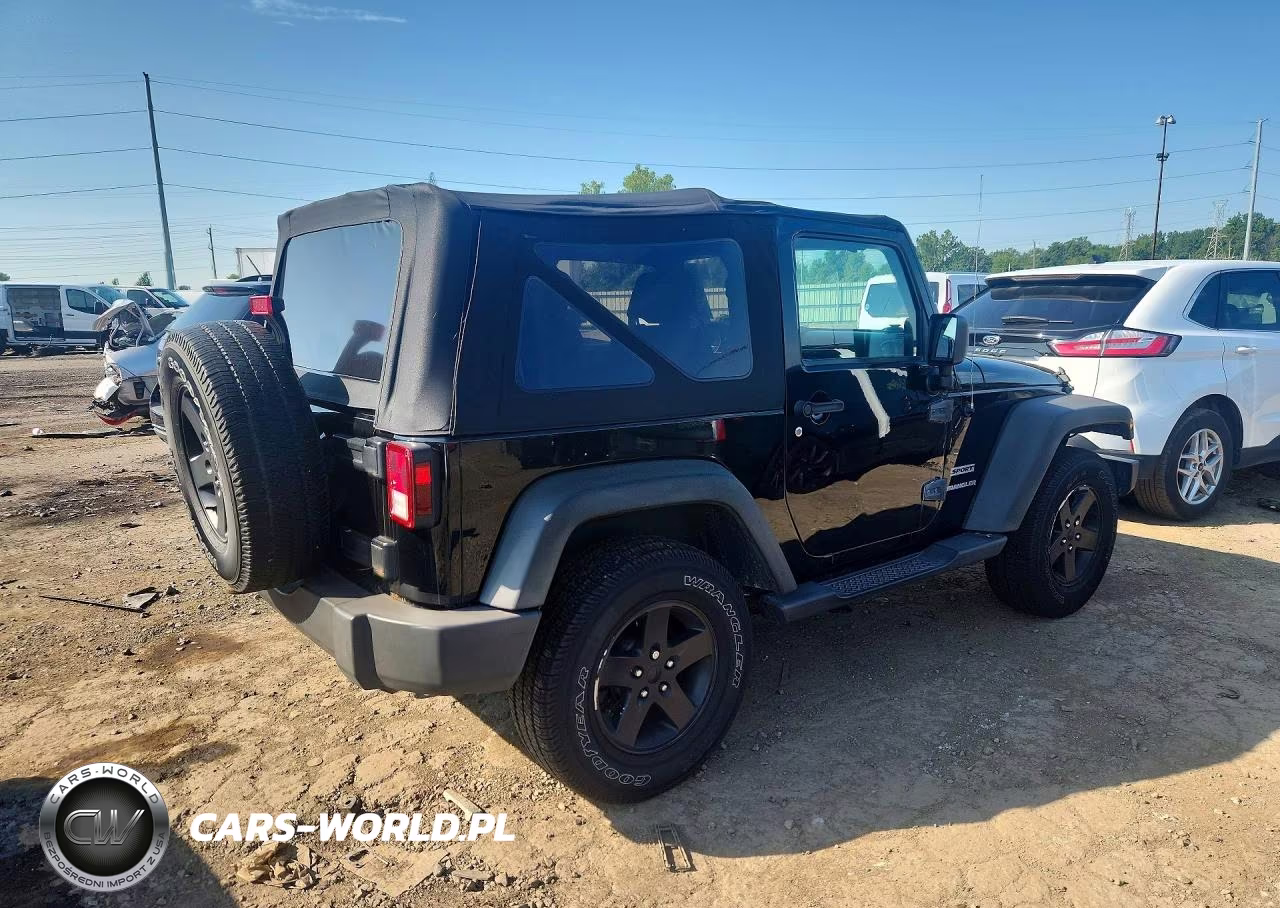 2010 Jeep Wrangler Sport VIN:1J4GA2D14AL138628 - 3
