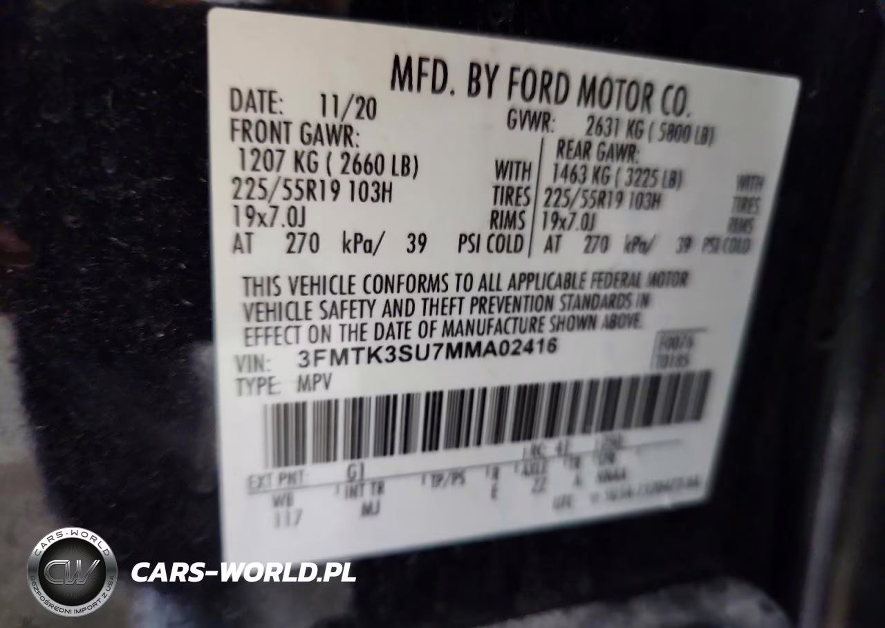 2021 Ford Mustang Mach-E Premium VIN:3FMTK3SU7MMA02416 - 13