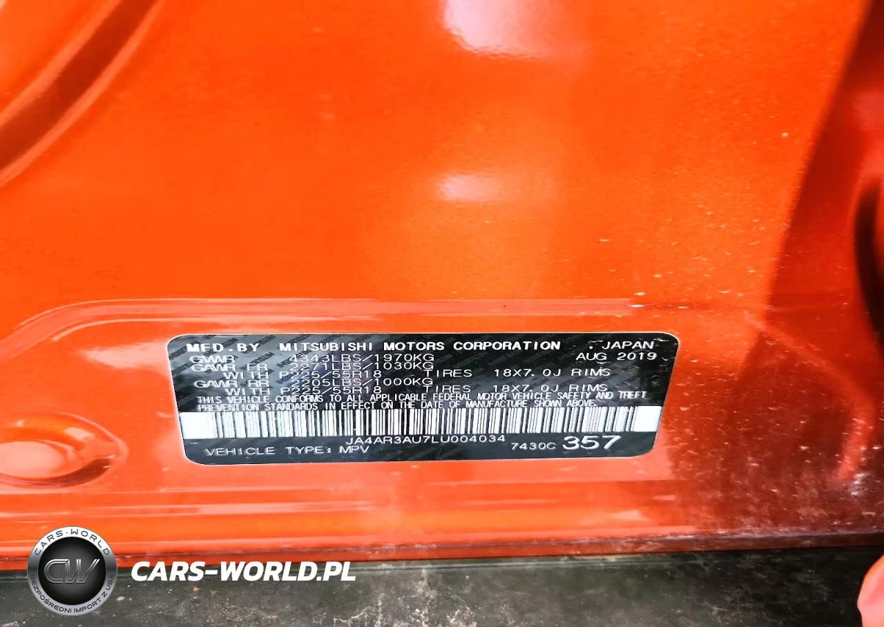 2020 Mitsubishi Outlander Sport Es VIN:JA4AR3AU7LU004034 - 13
