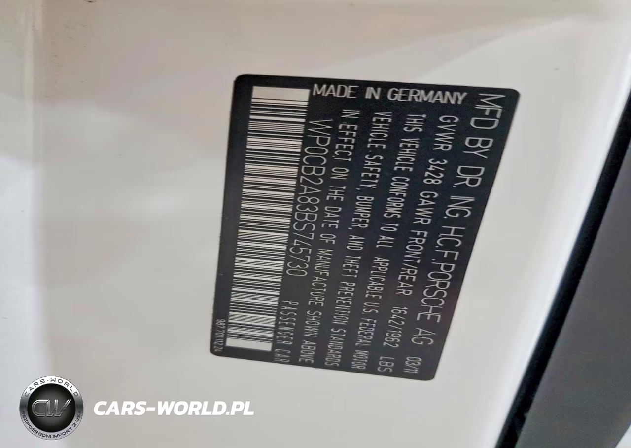 2011 Porsche Boxster S VIN:WP0CB2A83BS745730 - 12