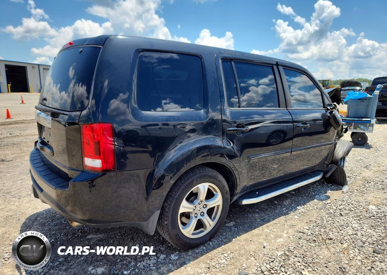 2013 Honda Pilot Exln VIN:5FNYF3H79DB029072 - 3