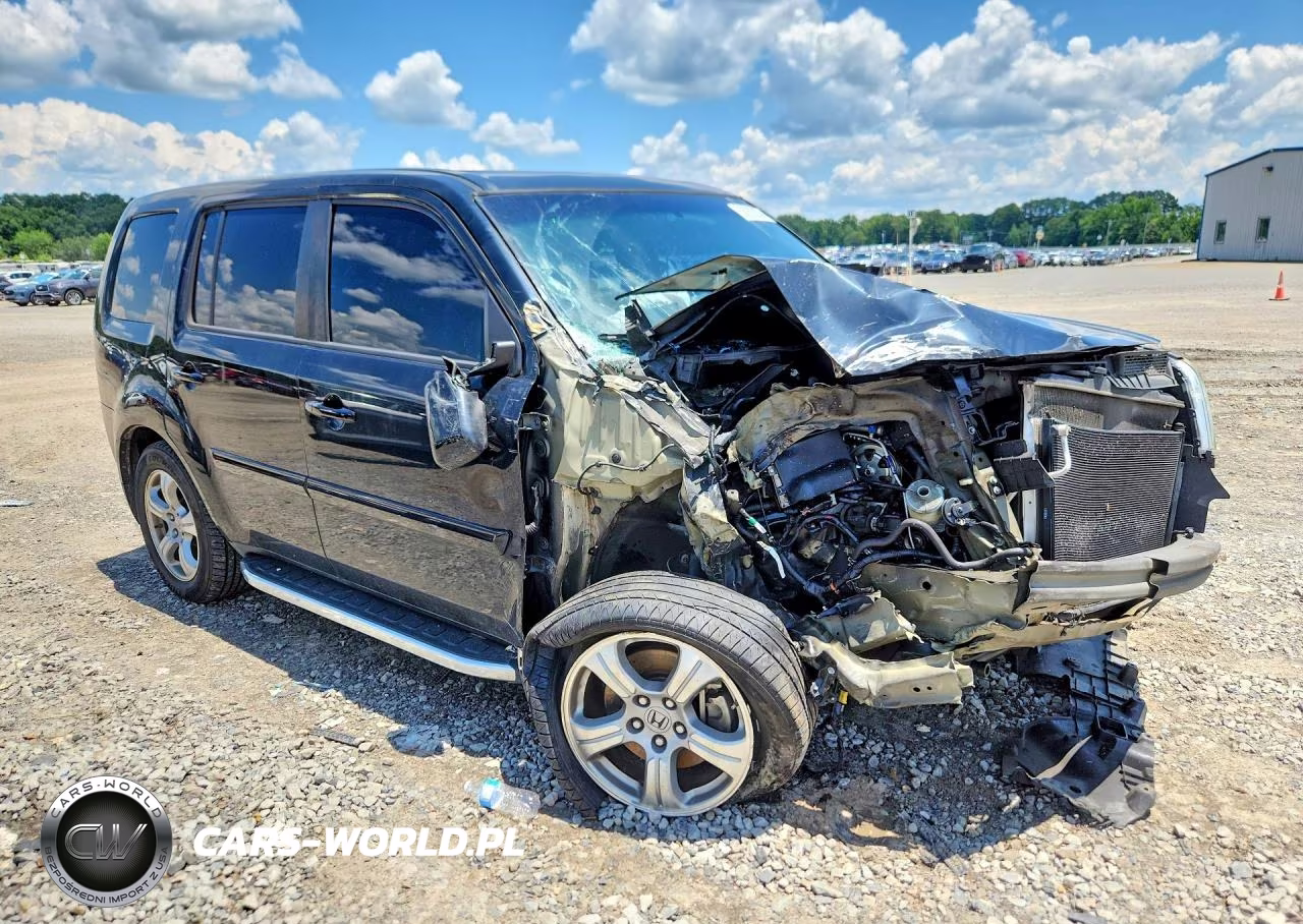 2013 Honda Pilot Exln VIN:5FNYF3H79DB029072 - 4