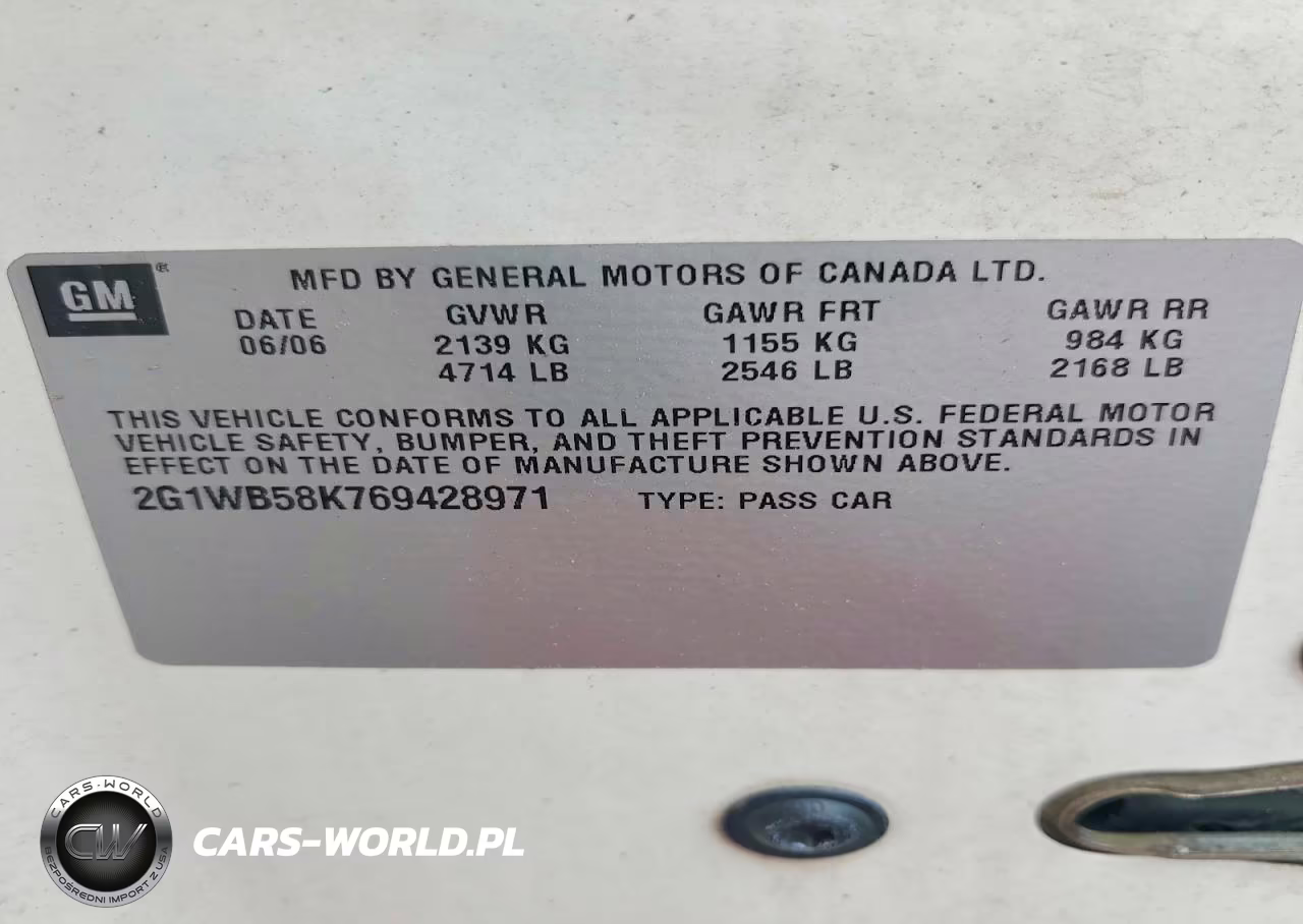 2006 Chevrolet Impala Ls VIN:2G1WB58K769428971 - 12