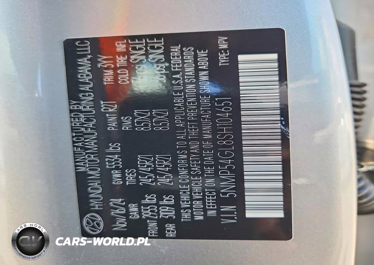 2025 Hyundai Santa Fe VIN:5NMP54GL8SH104651 - 13