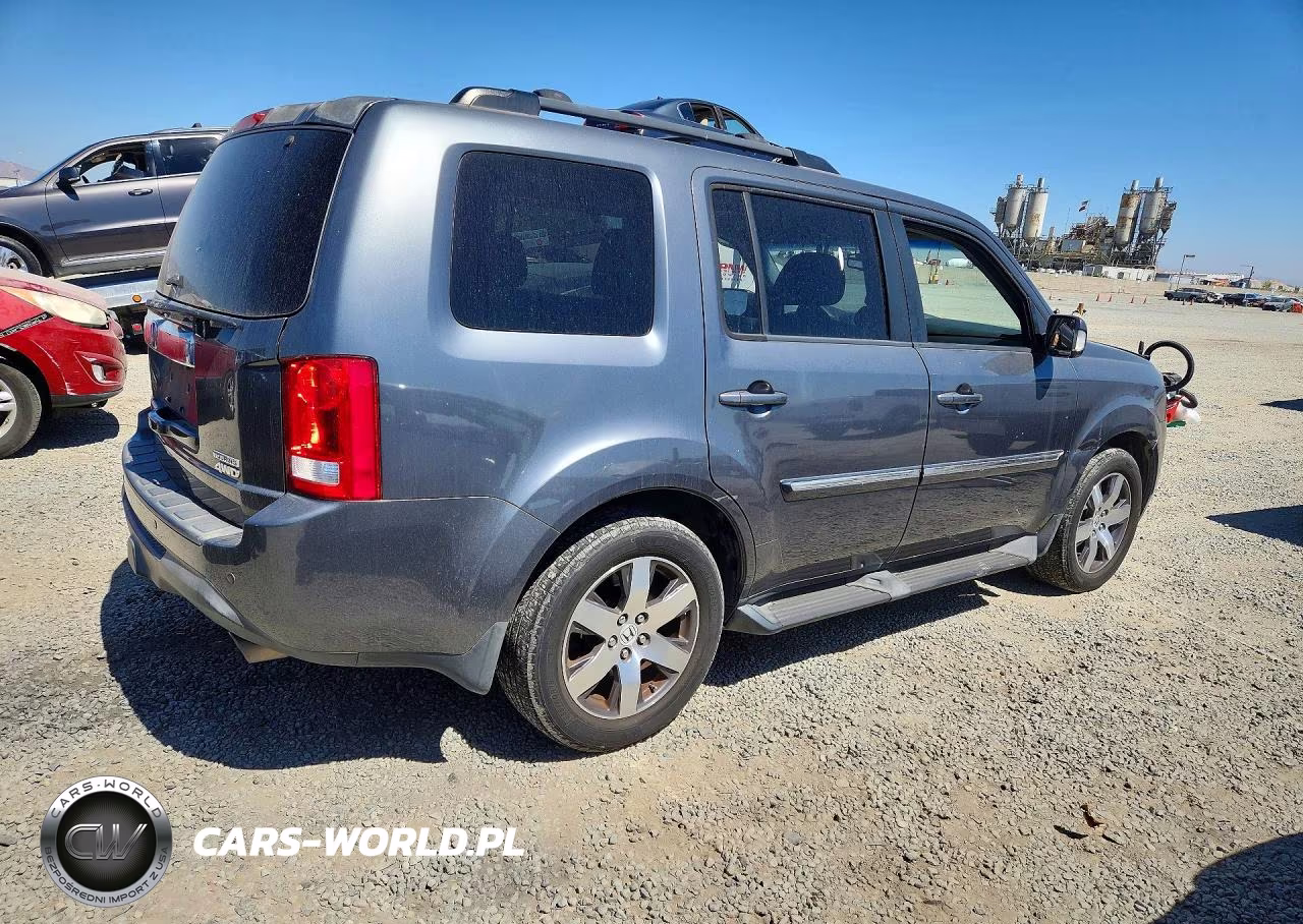 2012 Honda Pilot Touring VIN:5FNYF4H91CB067210 - 3