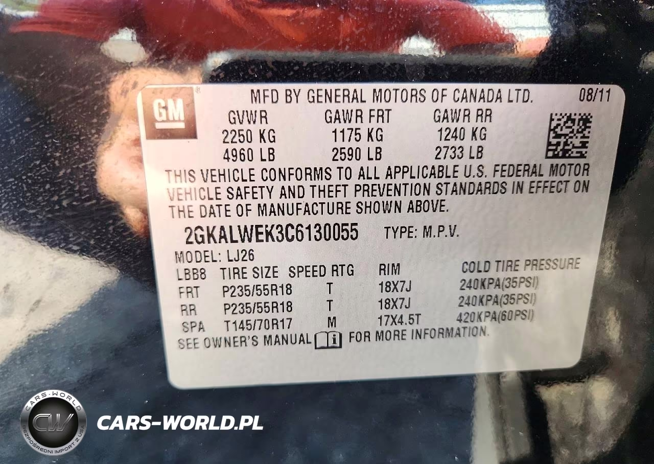2012 GMC Terrain Slt VIN:2GKALWEK3C6130055 - 13