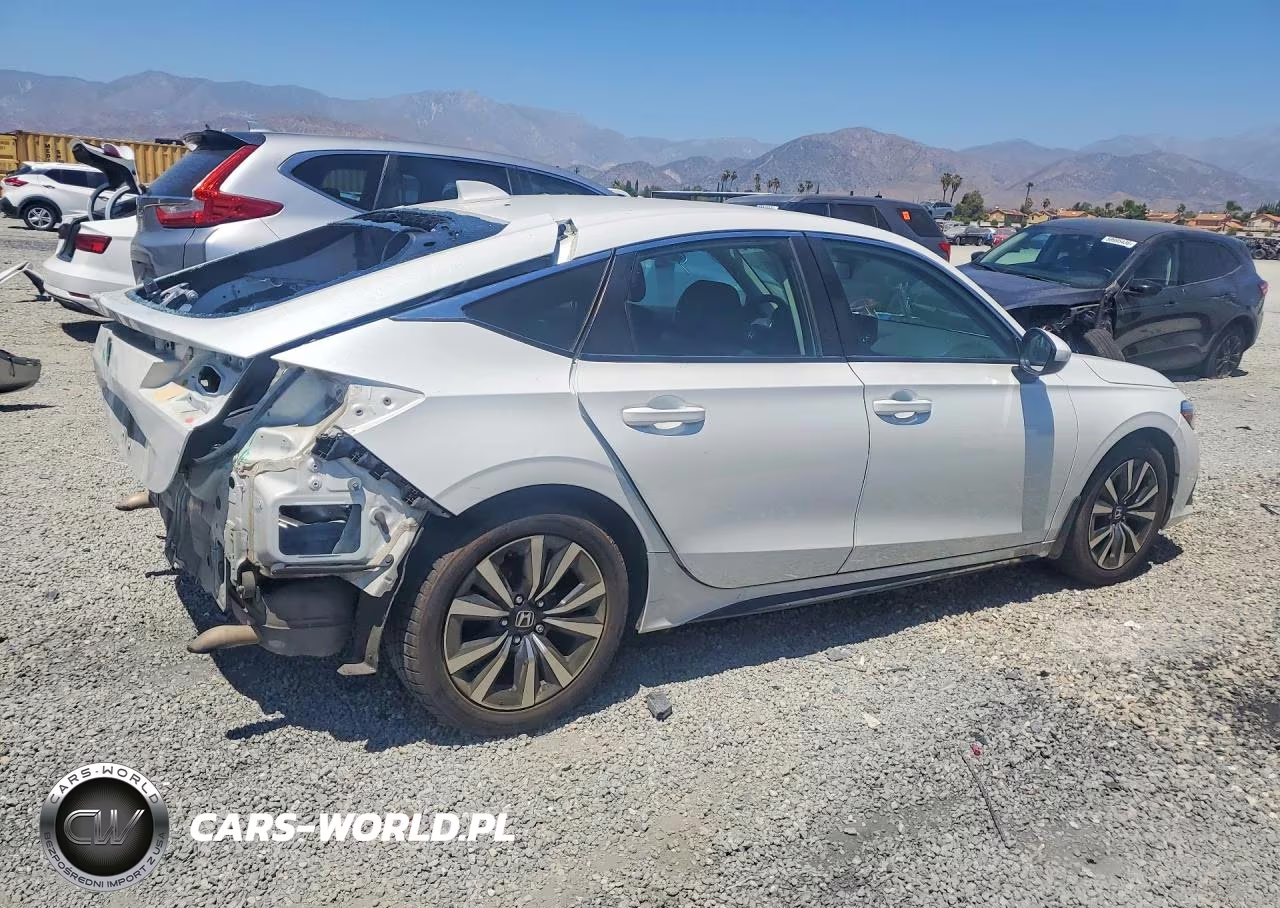 2022 Honda Civic Exl VIN:19XFL1H70NE003276 - 3