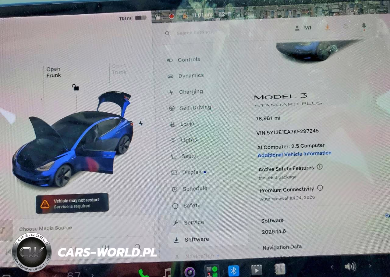 2019 Tesla Model 3 VIN:5YJ3E1EA7KF297245 - 9