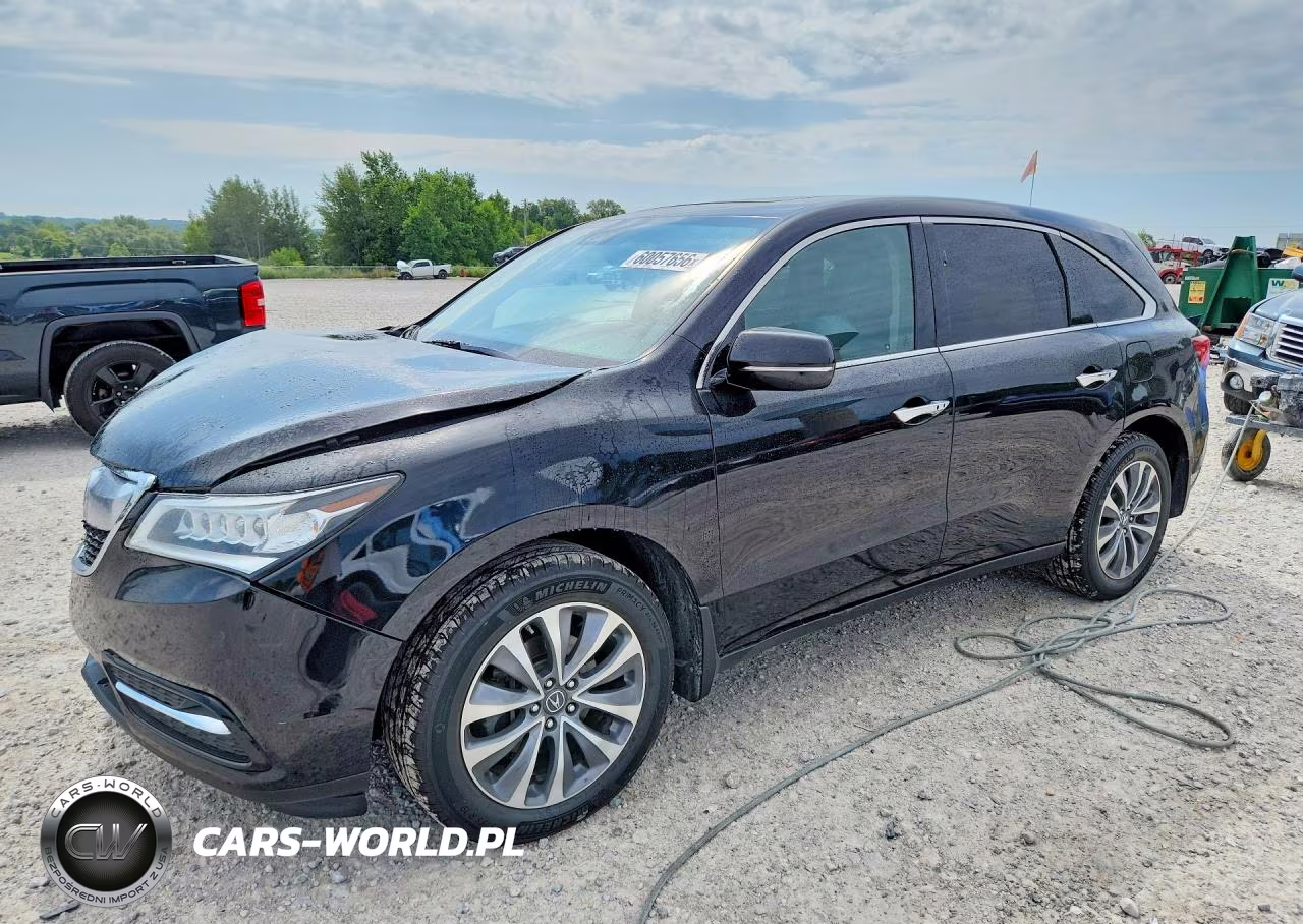 2016 Acura Mdx Technology VIN:5FRYD4H67GB056129 - 1