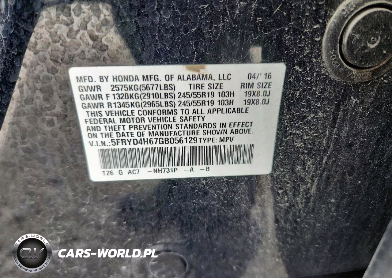 2016 Acura Mdx Technology VIN:5FRYD4H67GB056129 - 13