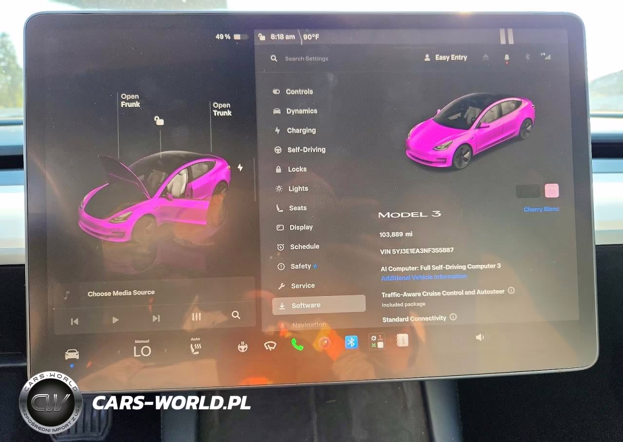 2022 Tesla Model 3 VIN:5YJ3E1EA3NF355887 - 9