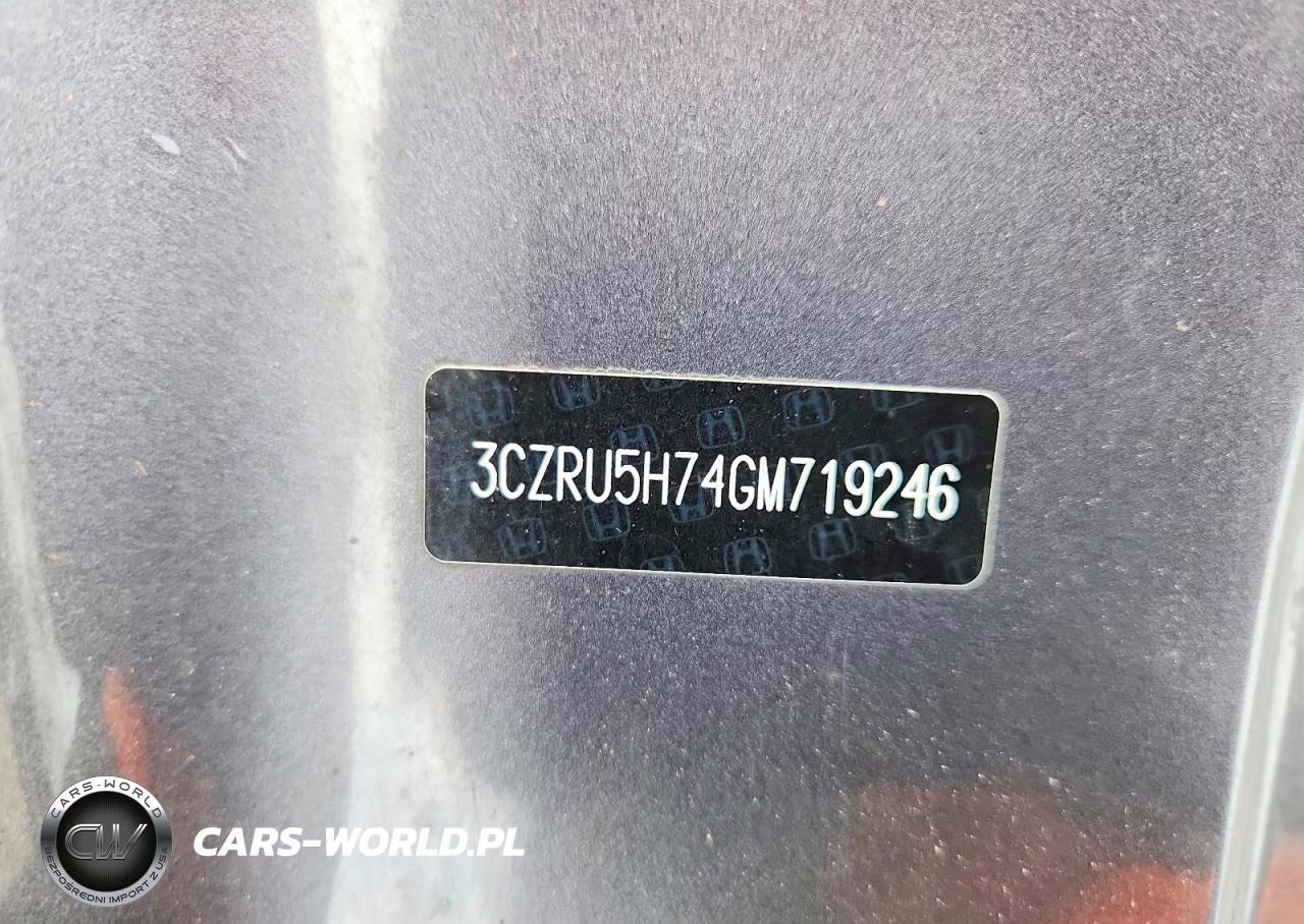 2016 Honda Hr-V Exl VIN:3CZRU5H74GM719246 - 13