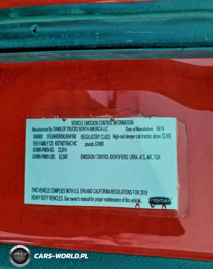 2019 Freightliner Cascadia 126 Semi Truck VIN:1FUJHHDR5KLKH4160 - 10