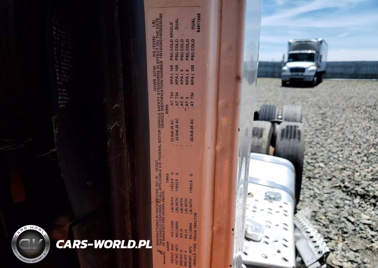2022 Mack Anthem Semi Truck VIN:1M1AN4GY4NM026366 - 10