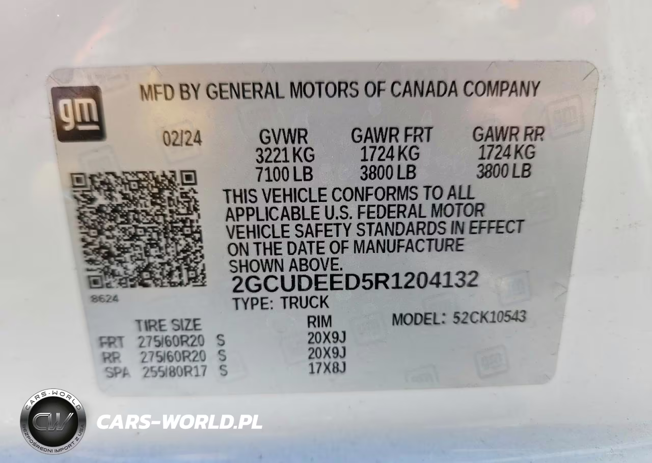 2024 Chevrolet Silverado K1500 Rst VIN:2GCUDEED5R1204132 - 12