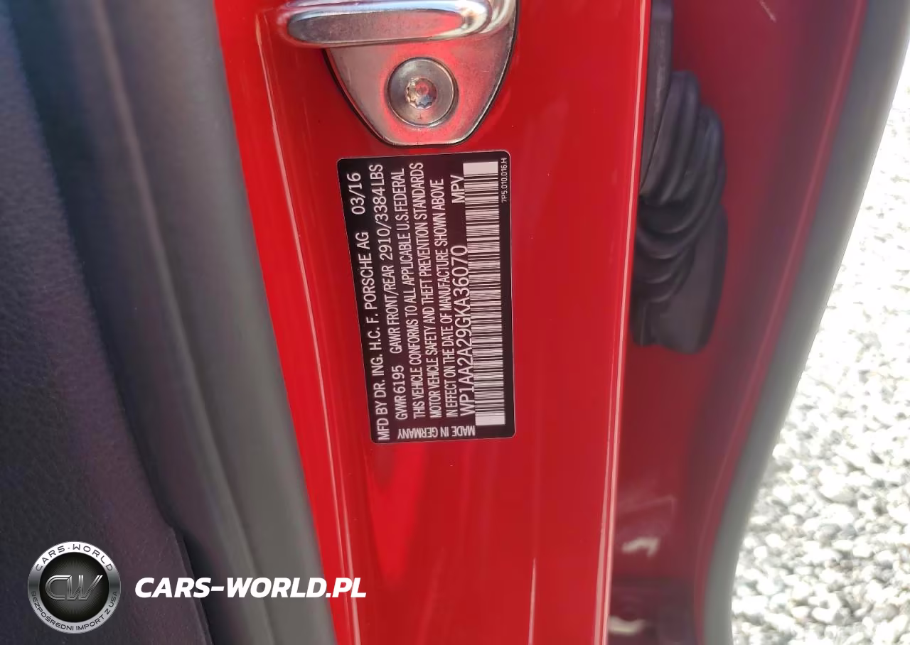 2016 Porsche Cayenne VIN:WP1AA2A29GKA36070 - 12