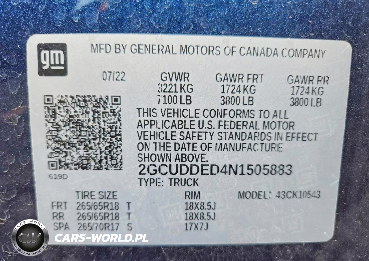 2022 Chevrolet Silverado K1500 Lt VIN:2GCUDDED4N1505883 - 12