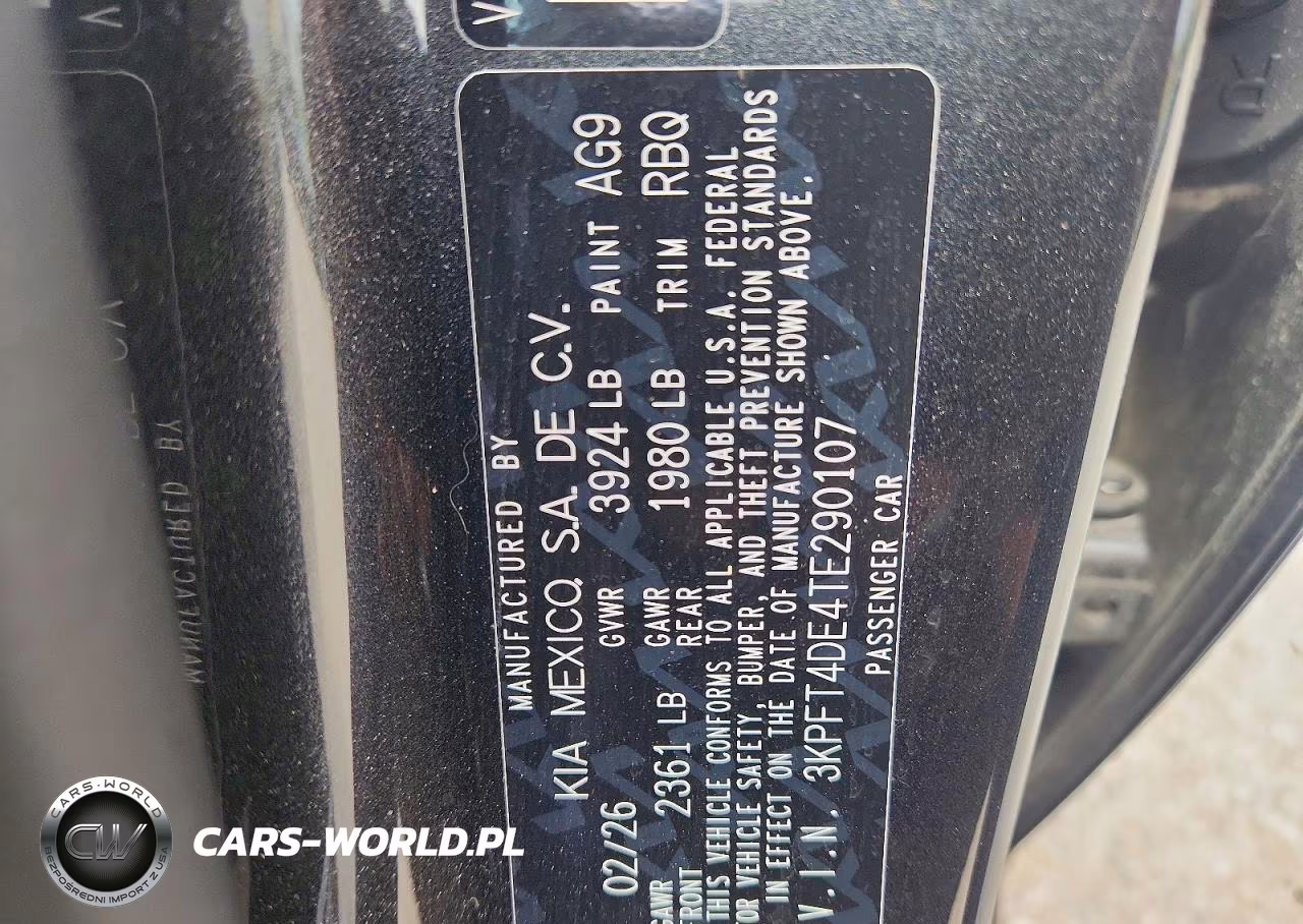 2026 Kia K4 Lxs VIN:3KPFT4DE4TE290107 - 12