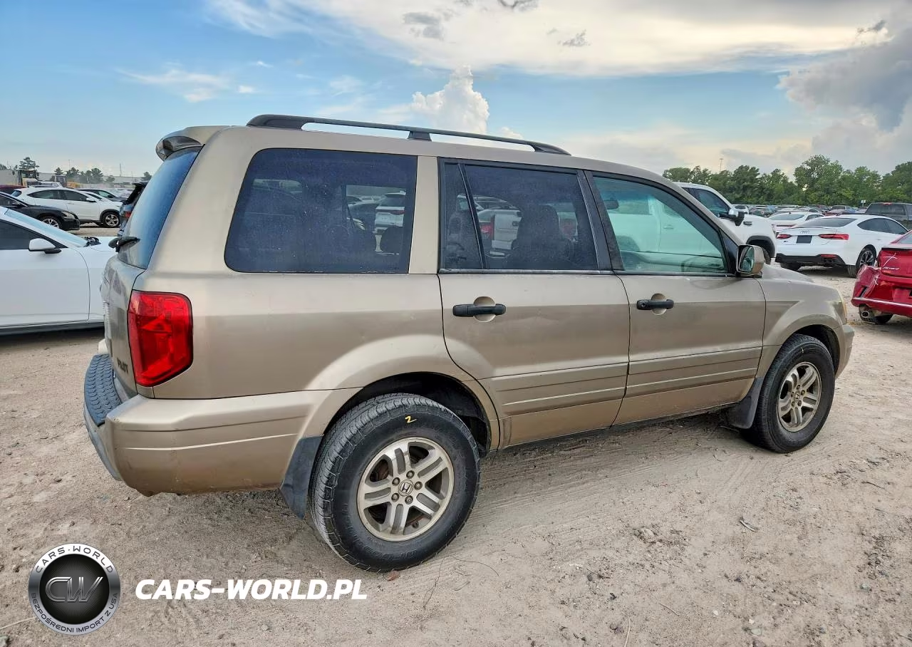 2004 Honda Pilot Exl VIN:2HKYF18764H608011 - 3