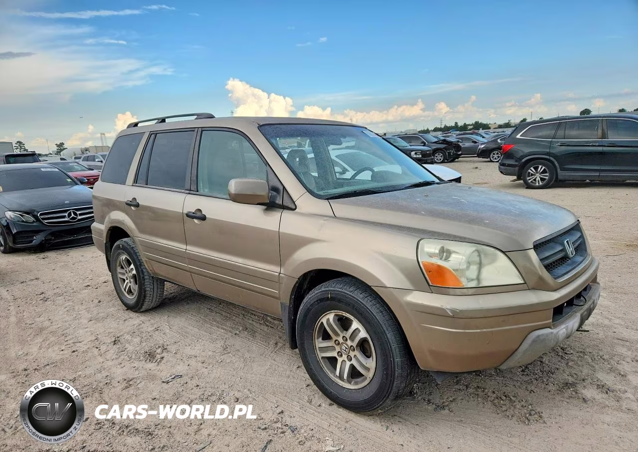 2004 Honda Pilot Exl VIN:2HKYF18764H608011 - 4